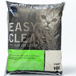 Bag of Cat litter on white ackground