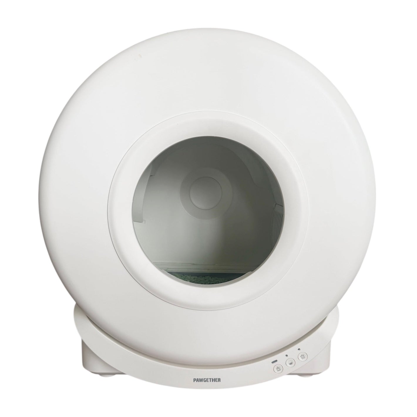 Automatic cat litter box transparent background 