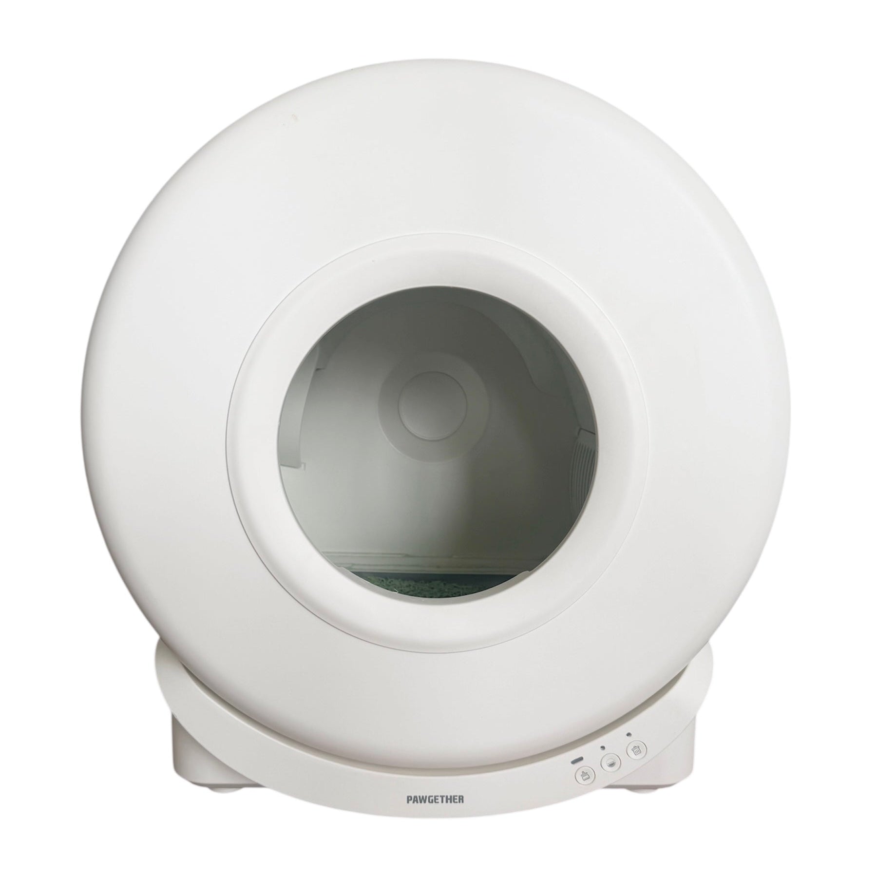 Automatic cat litter box transparent background 